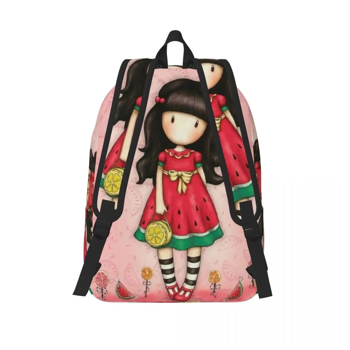 Santoro Gorjuss per uomo donna studente scuola Bookbag anguria Daypack medio alto College all'aperto