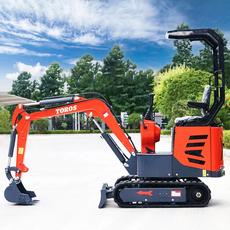 Free Shipping Mini Crawler Digger Farm And Garden Use With Rotary Arm China Factory Manufacture Multifunctional Small Bagger