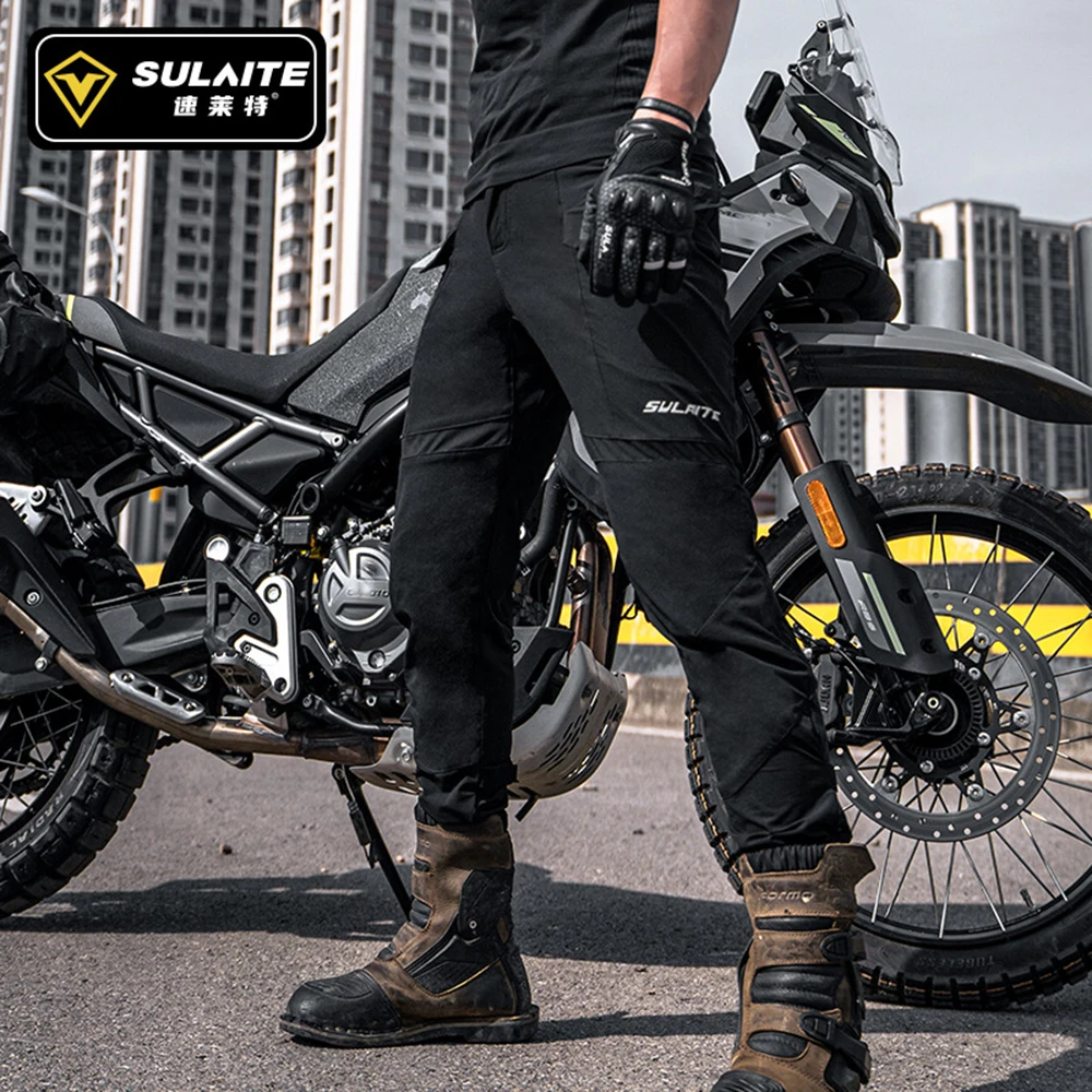 

Airflow Motorcycle Riding Pants Knight Summer Breathable Anti Fall Racing Pants Casual Work Equipment Motorbike Pants