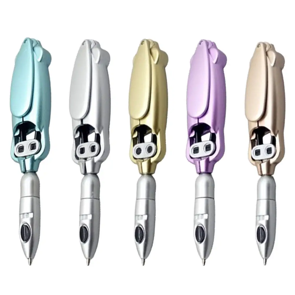 

5Pcs Colorful Frog Ballpoint Pens Transformable Design Smooth Ink Flow Easy to Use Ideal for Students and Professionals Trendy