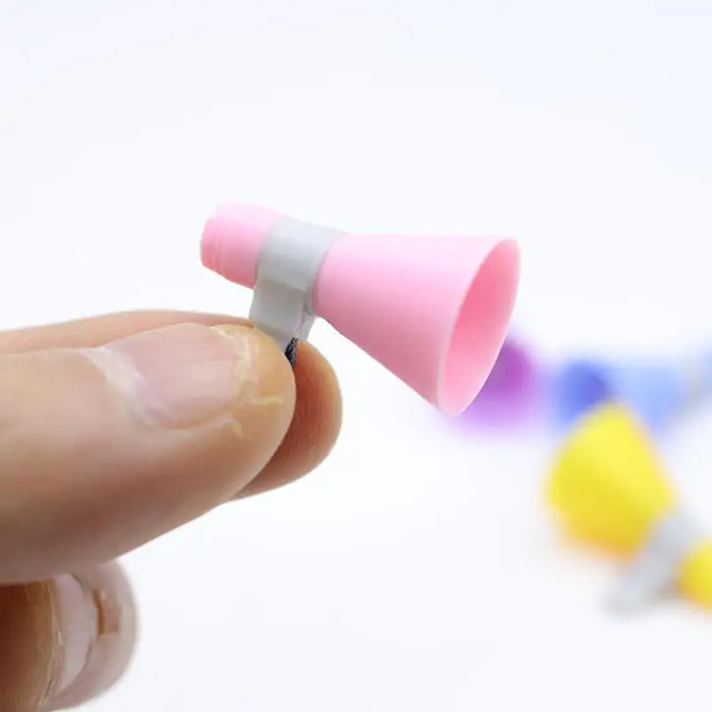 2 قطعة 1/12 دمية مصغرة يده مكبر الصوت نموذج الأثاث اكسسوارات ل بيت الدمية ديكور الاطفال التظاهر اللعب اللعب هدية #3