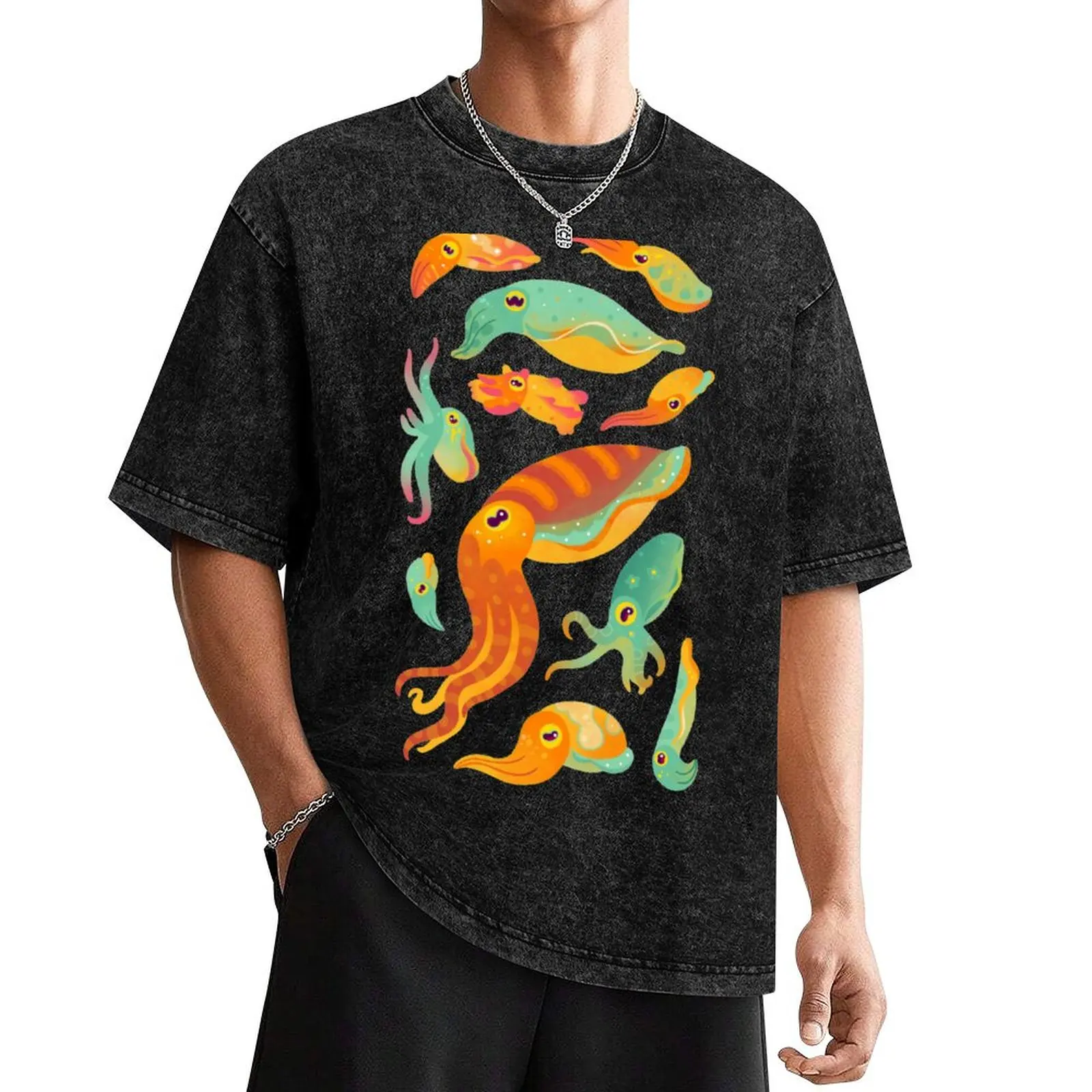 Cuttlefish T-Shirt anime t shirts anime shirts men graphic