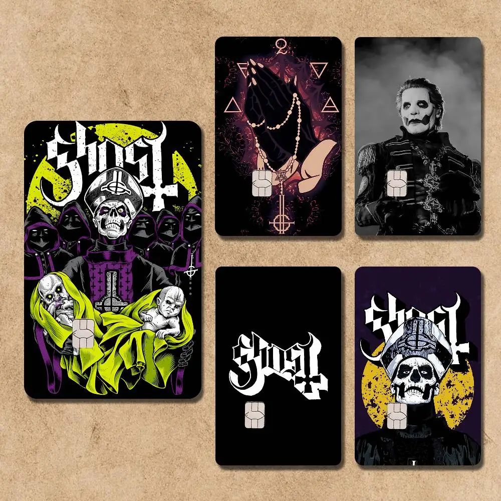 

G-Ghost bc Nameless Ghoul Card Stickers Credit Visa Debit Bank Charge Card Bus Metro Waterproof Sticker Decal Decoration