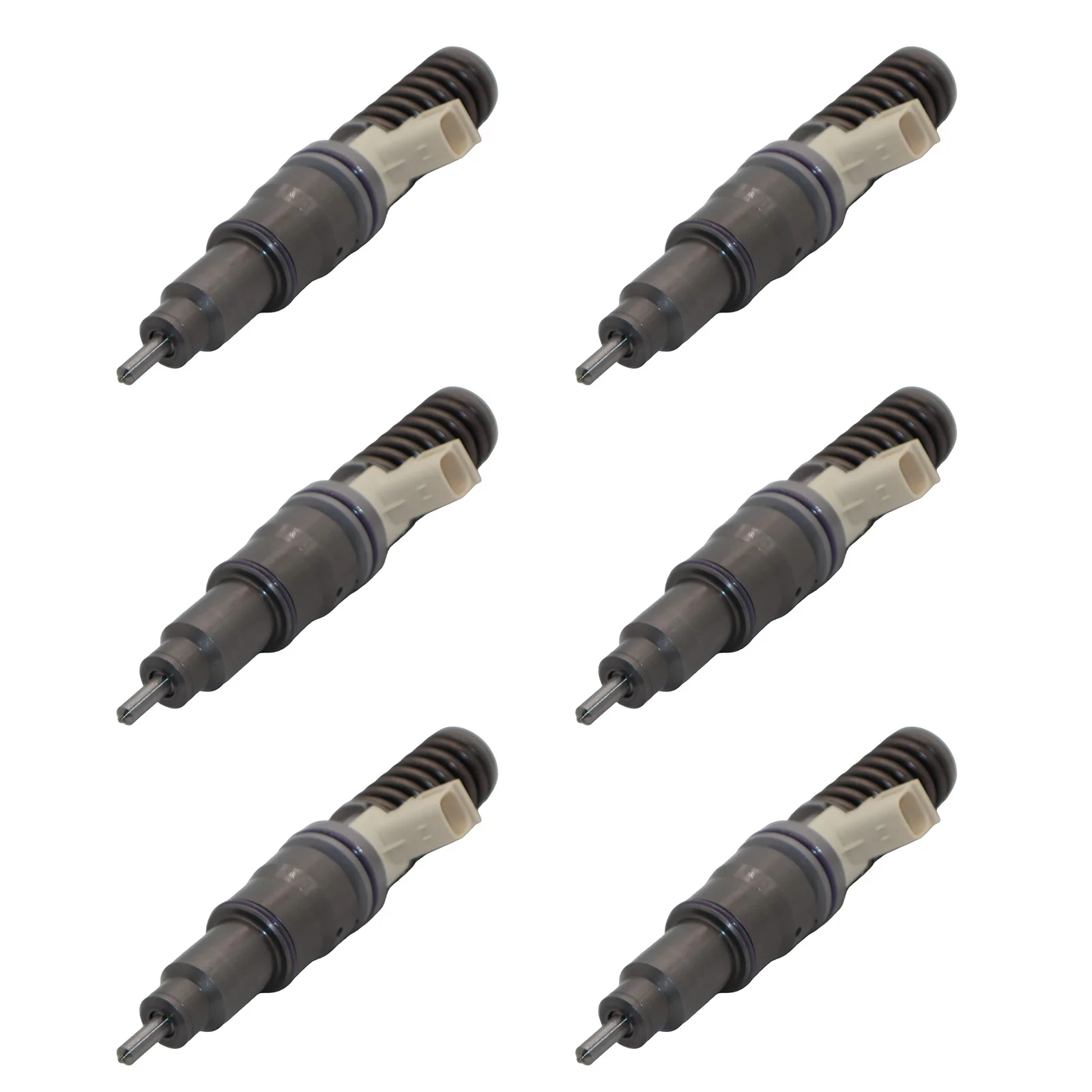 9022172535 6PCS Fuel injector Suitable for Volvo HL L180F L180F HL L220E L220F PL4608 PL4611 T450D Dxi11 Engine