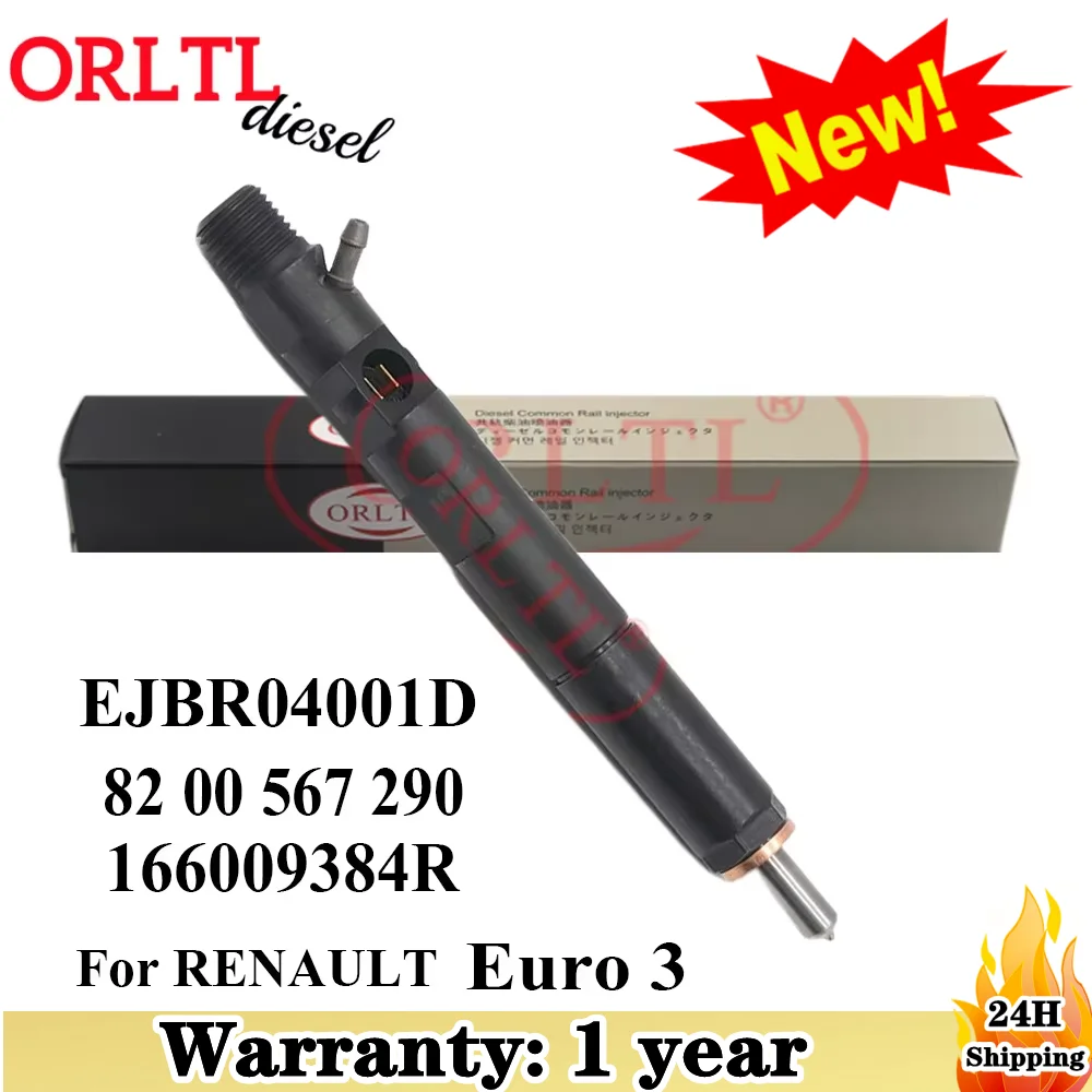 

ORLTL НОВЫЙ EJBR04001D Для RENAULT 166009384 Дизельный инжектор R 28232242 8200567290 Для Clio Mk III 1,5 л dCI Euro 3