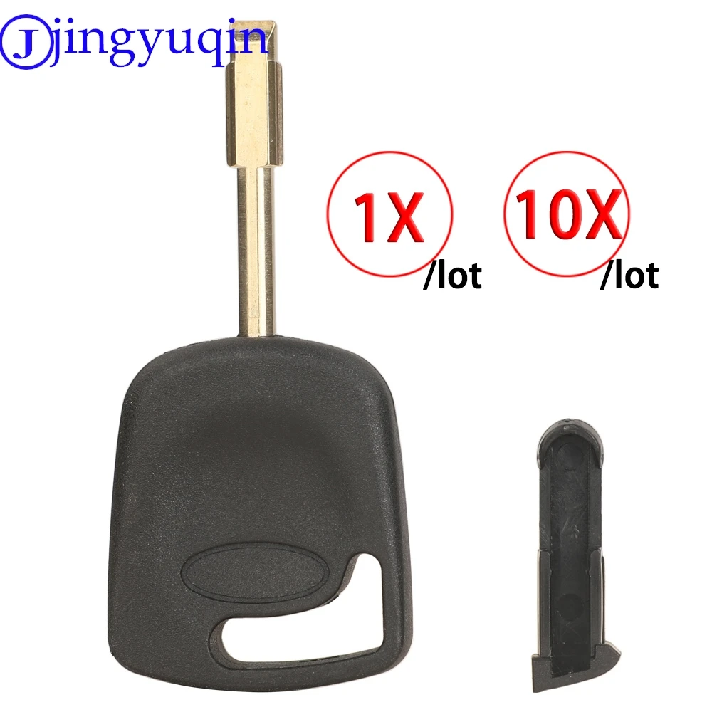 Jingyuqin 1/10pcs Transponder Car Key Shell Case For Ford Focus Mondeo Fiesta Escort KA Transit Jaguar XJ8 Connect No Chip FO21