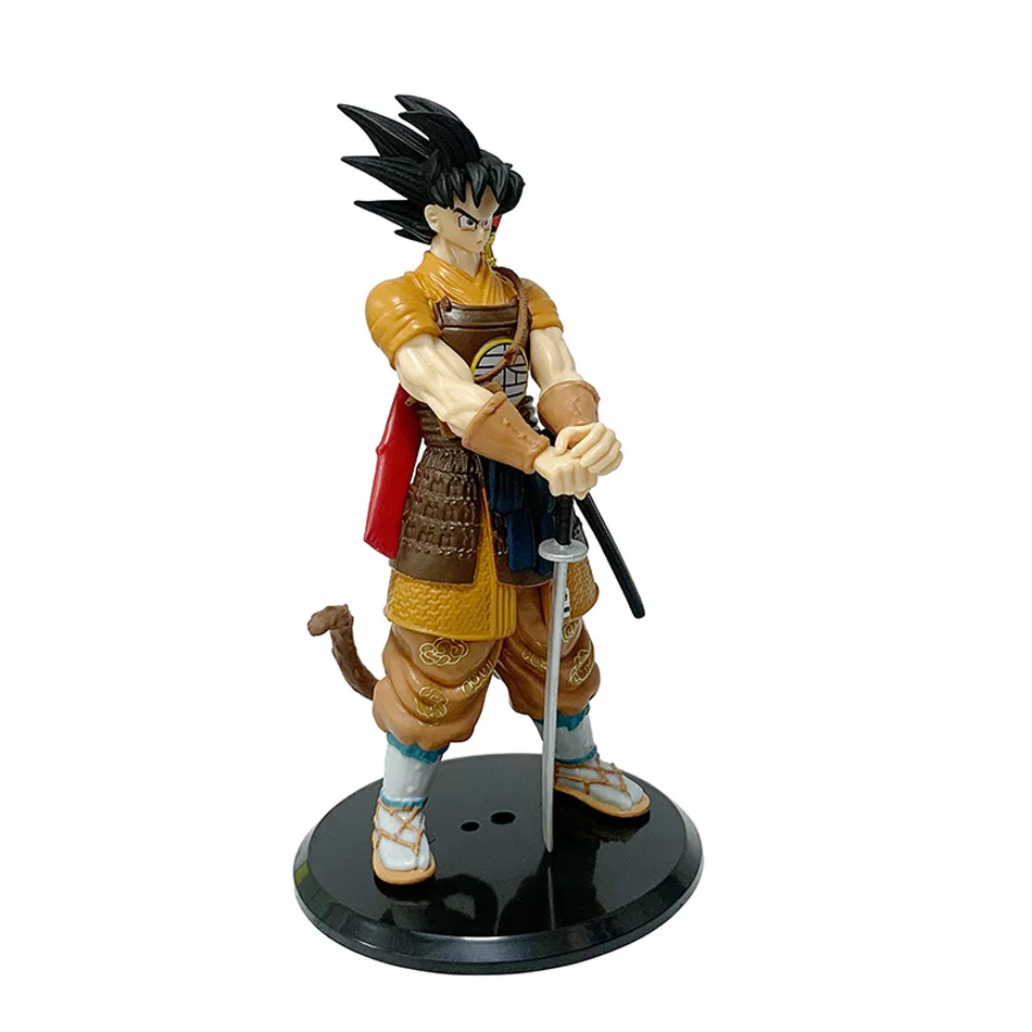 Dragon Ball ZLK Samurai Son Goku Broly Super Saiyan Action PVC Figure Anime Figure Modello Giocattoli Collezione Ornamenti per bambole Regalo