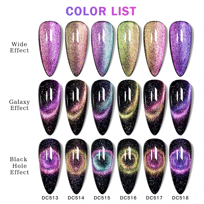 Mtssii 7ml 9D Firework Cat Magnetic Gel Nail Polish Shiny Glitter Gel Lacquer Semi Permanent Soak Off UV LED Varnish Manicure