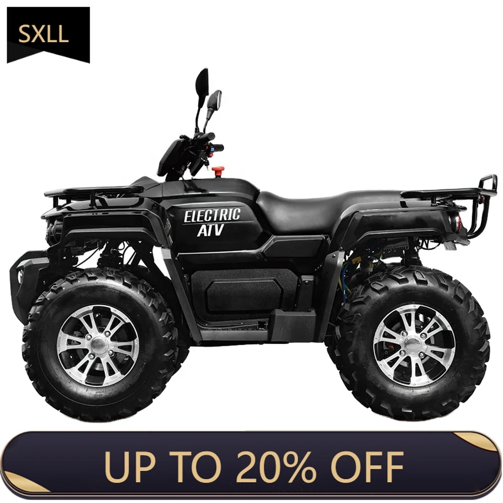 

SXLL New powerful 8000w 72v lithium battery automatic electric all-terrain vehicle 4x4 adult quad bicycle