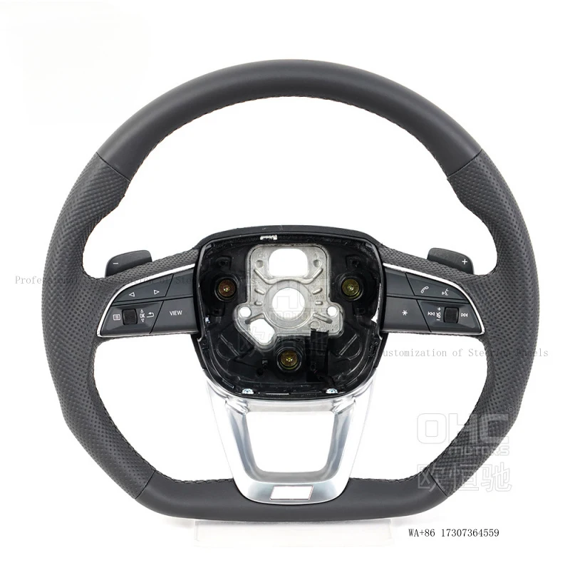 Hot  for 2018-2025 Audi Q5L modification and upgrade with button-operated high-end full-leather car steering wheel modificat