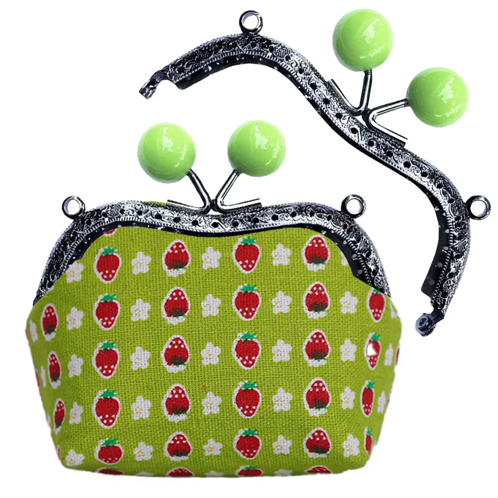 

10PCS 11cm Multi Color Sewing Metal Purse Frame with Candy Kiss Clasp Coin Bag Making Accessories Parts Wholesale Diy Craft