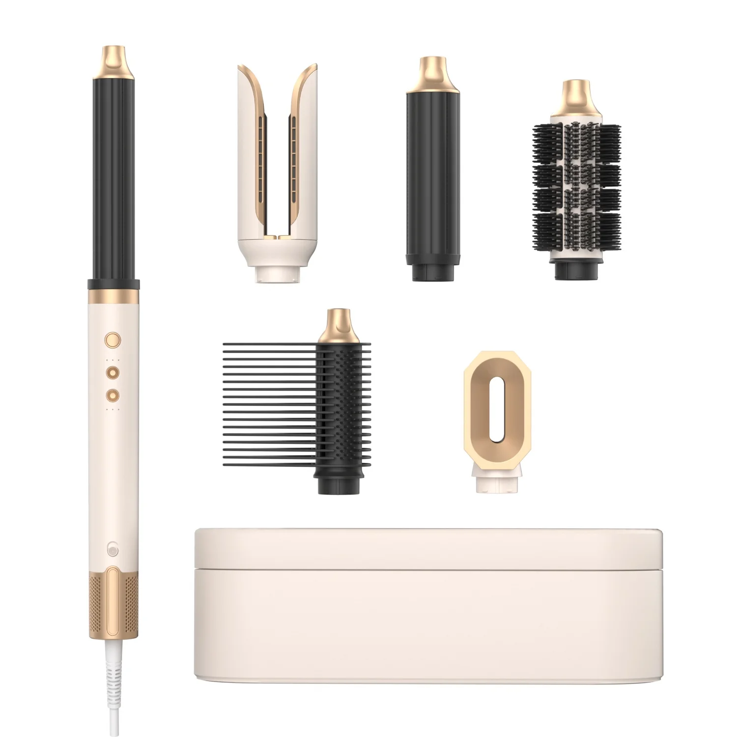 

New Design No Snagging Smooth 486g Net Weight Hair Dryer Brush Au Plug Airstyler 5 in 1