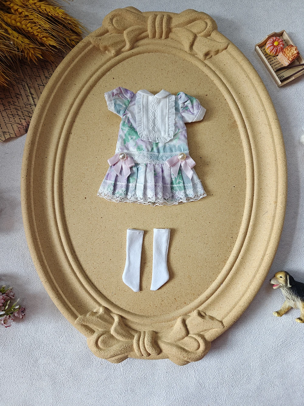 Blythe poppenkleertjes antieke jurk handgemaakte kant vintage jurk Ymy Licca Azones Ob22 24 27. poppenkleertjes voor blytheAccessories