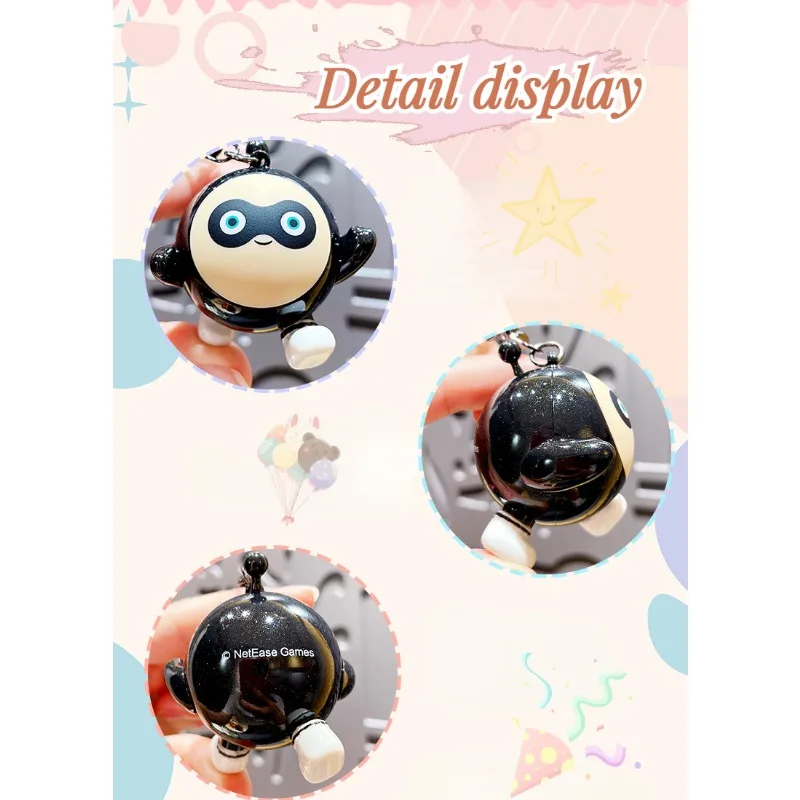 Kawaii Eggy Party Game Car Pendant Cute Eggy Toy Bag Decoration Pendant Ordinary Key Chain Birthday Gift Boys Girls Toys