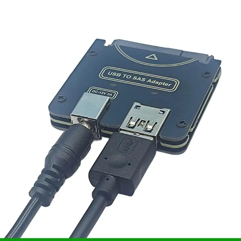 U55C كابل معالج التشغيل الصلب إصدار USB إلى اتصال SFF8482 مع الطاقة الخارجية المباشرة 12 فولت لنقل بيانات الكمبيوتر