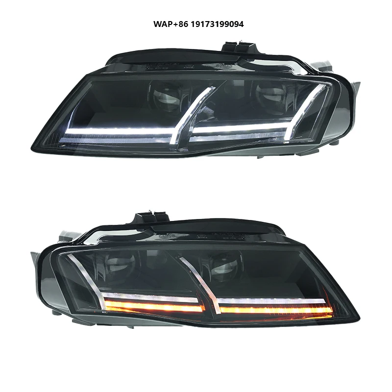 

LED Headlights for 2009 2010 2011 2012 Audi-A4 B8 6000K Front Light Head Lamps Upgrade LED Head Light Projectors