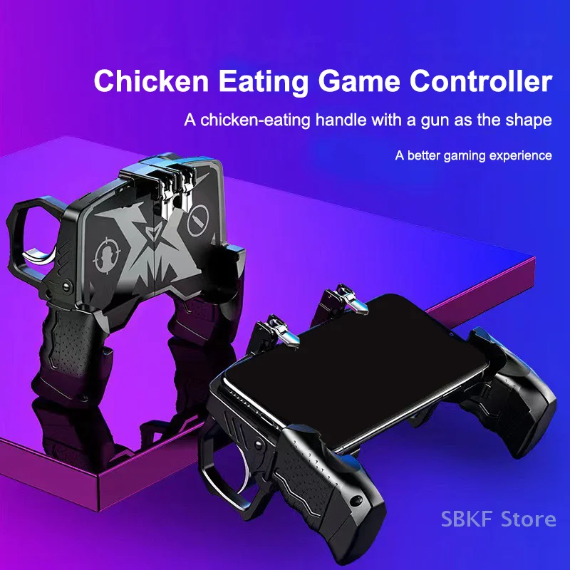 K21 Game Handle PUBG Mobile Phone Gamepad Joystick L1 R1 Trigger Game Shooter Controller