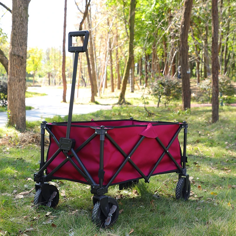 

Outdoor Camping Hiking Shopping Luggage Carts Beach Carts Easily Carried Foldable Portable Picnic Garden Carriage