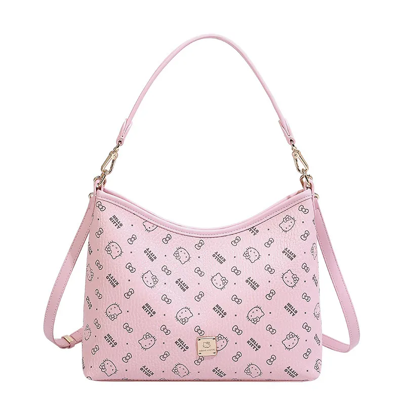

Hello Kitty Tote Bag for Women Luxury Fashion Large Capacity Girly Crossbody Shoulder Bag Purse Handbag Daily Use Shopping