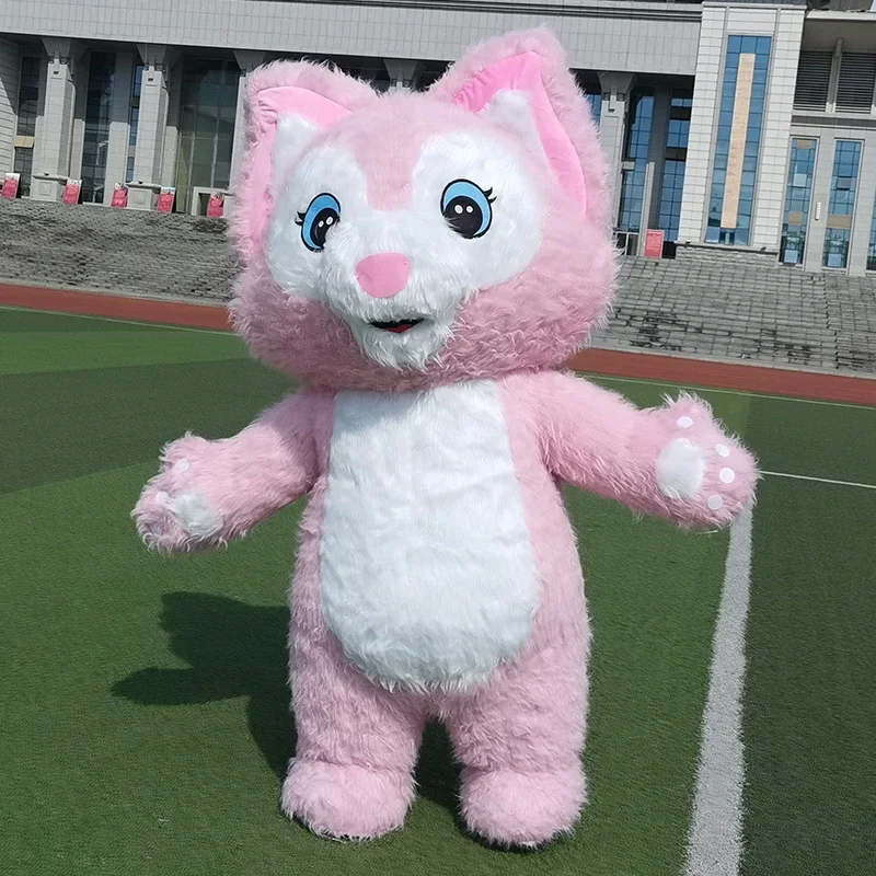 Disney 260cm Inflatable LinaBell pink fox Plush Cartoon character Mascot Costume Party Advertising Ceremony Animal carnival prop