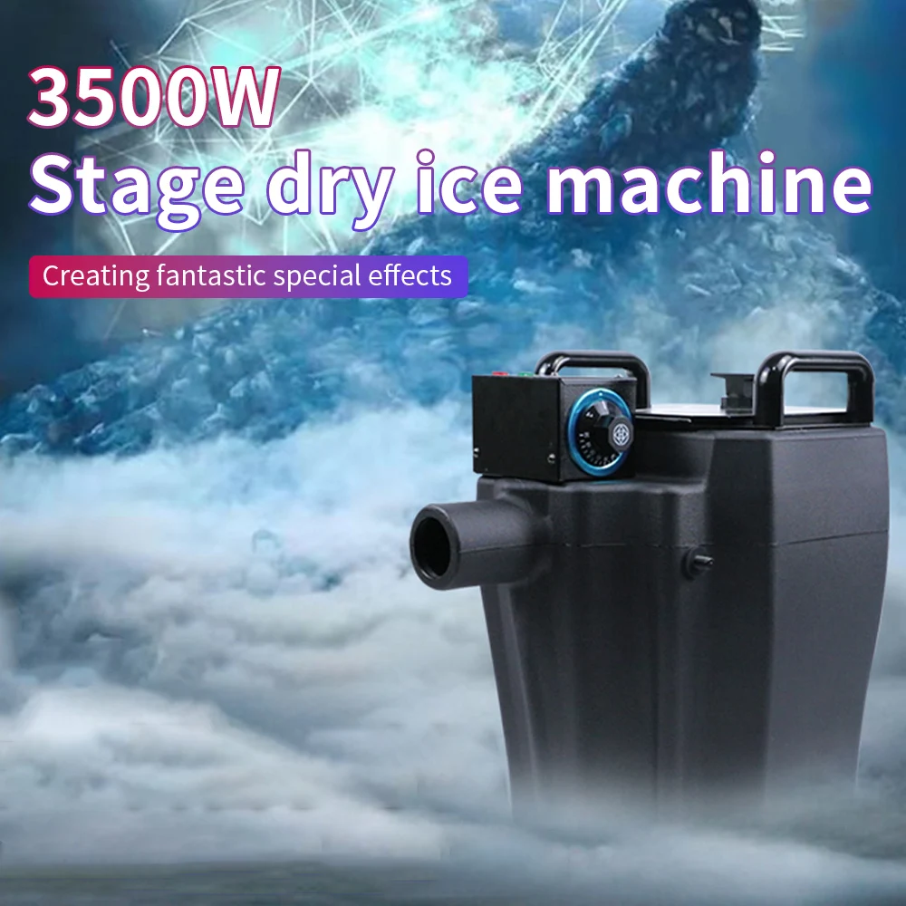 6000W 3500W Stage Dry Ice Machine Manual Control Suitable For Indoor Outdoor Stage Wedding Party Celebration Bar KTV Performance