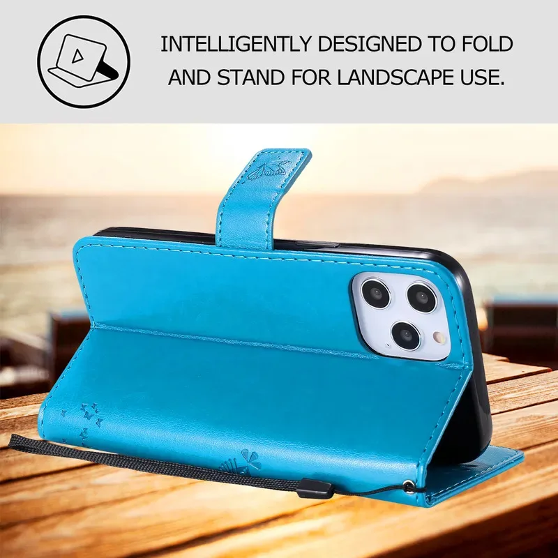Funda tipo billetera con tapa para Moto E7 Power E4 G6 Play E6S 2020 G10 G30 G50 G60, con ranuras para tarjetas, soporte y bolsillo 6