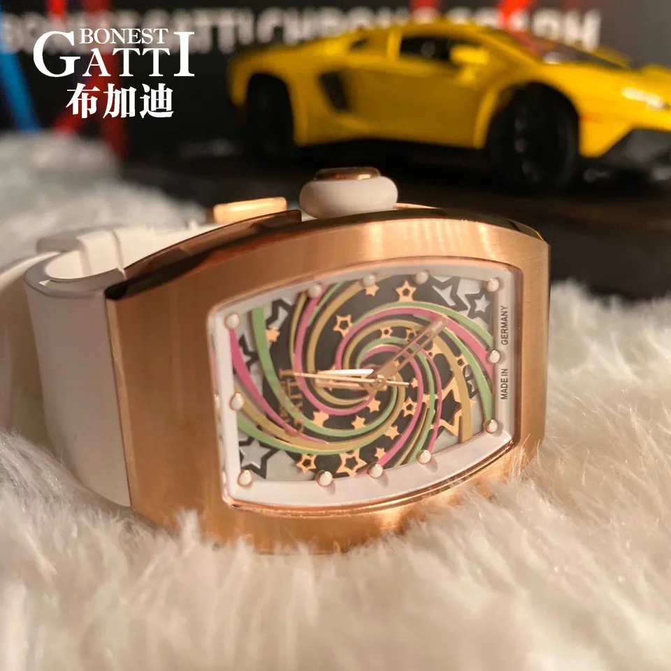 BONEST GATTI   Gold Watch German Craft Design Watch Women's Automatic Mechanical Watch