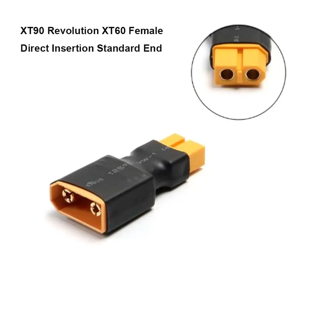 Adaptateur multifonctionnel XT60 vers prise T modèle 14AWG XT90 EC3, batterie d'avion rotative en plastique pour 2 pièces