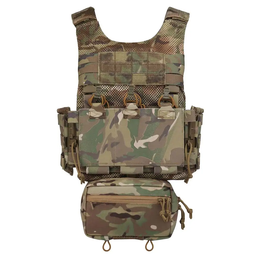 LV-119 Tactical Vest Maritime Version External Expansion Buckle Back Zipper Quick Detachable Waistband Design Airsoft Protection