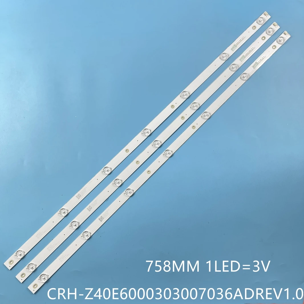 

LED Backlight strip for Dexp F40D7200C Hyundai H-LED40F401BS2 H-LED40F502BS2S CRH-Z40E6000303007036ADREV1.0 LB-C400F16-E60-C-G01