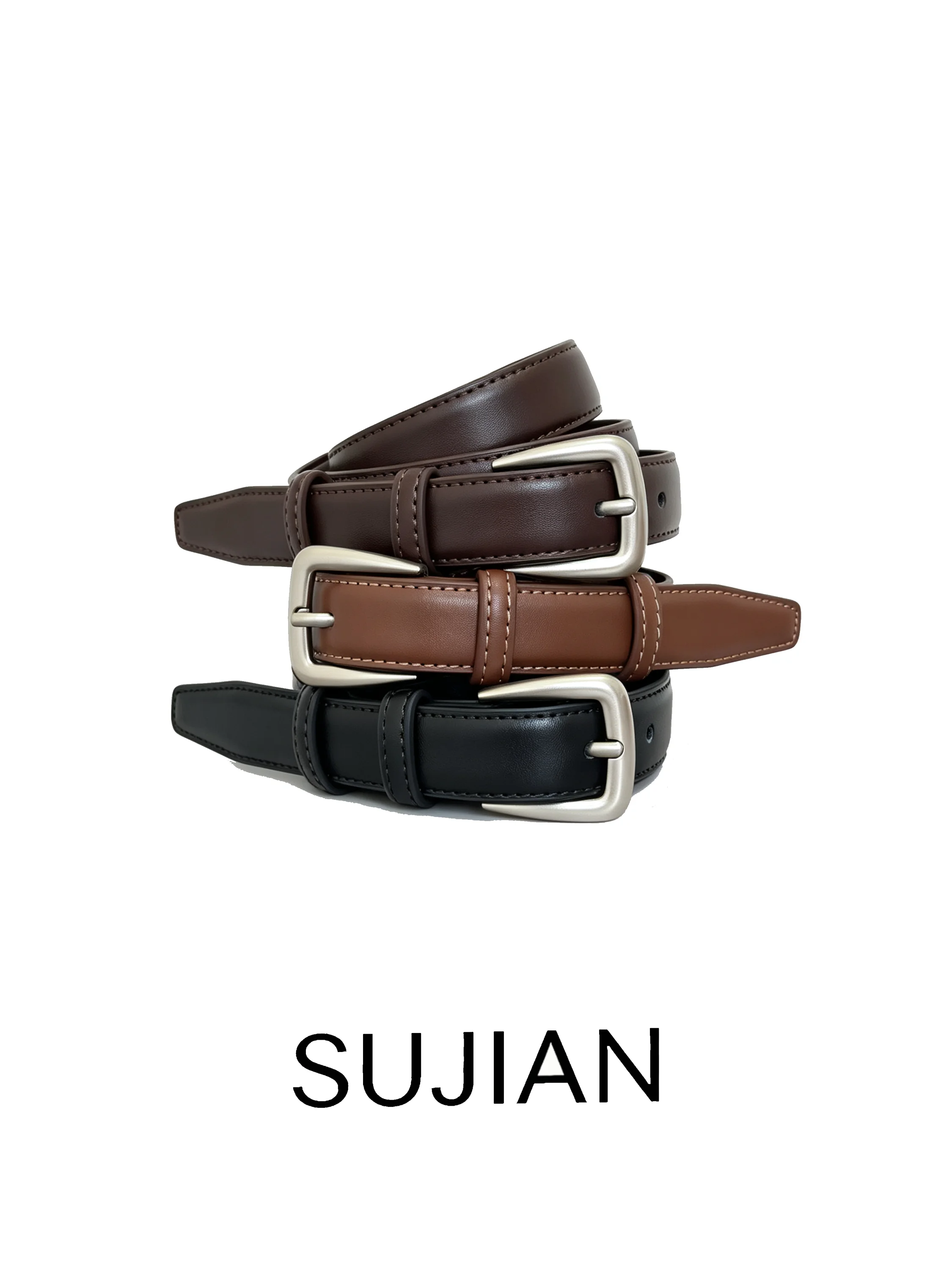 elegant-casual-original-design-women's-leather-belt-for-jeans-skirts-pants-double-needle-stitching-alloy-buckle-waist-accessory