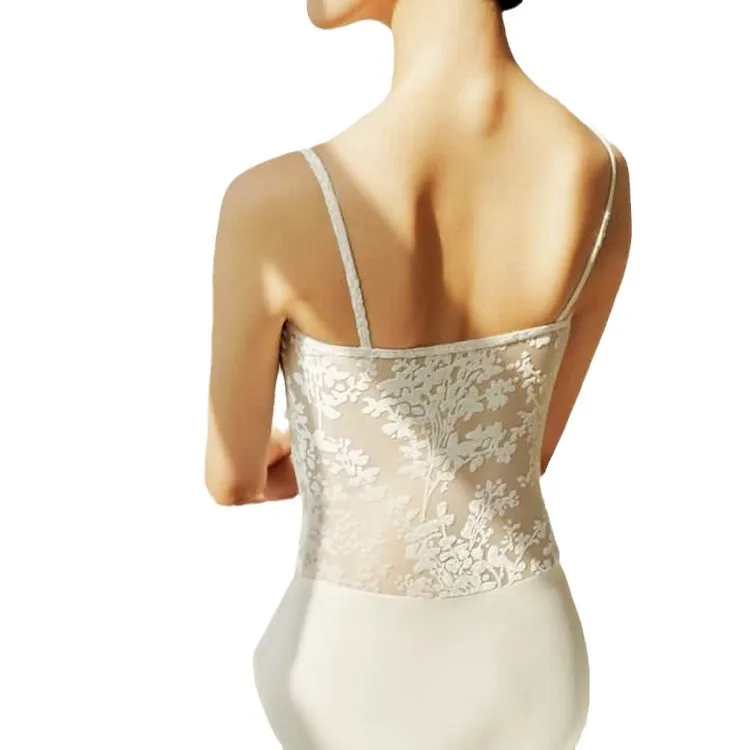 op maat gemaakte dames volwassen ballet yoga jumpsuit danskostuum praktijk outfit gymnastiek bodysuit fluwelen geborduurde jarretel tutu