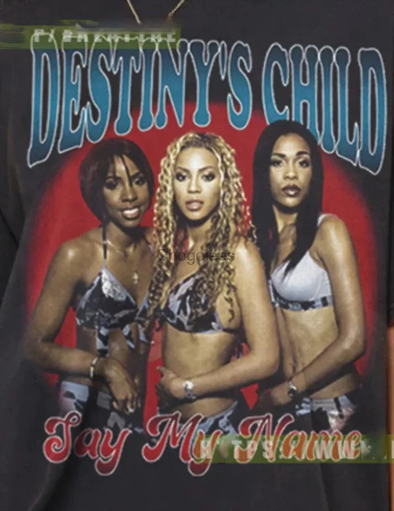 Destinys Child Vintage Black T Shirt Size S M L 234XL II772