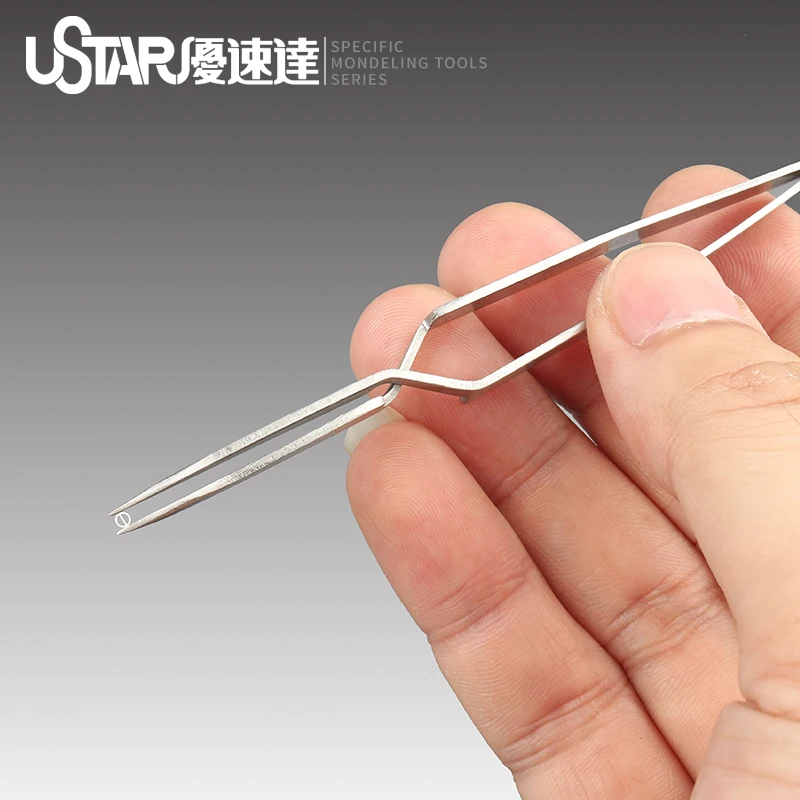 U-STAR UA-90016 Model Special Tweezers 4PCS Precision Reverse Action Straight Tweezers Water Stick Tweezer Set UA90016