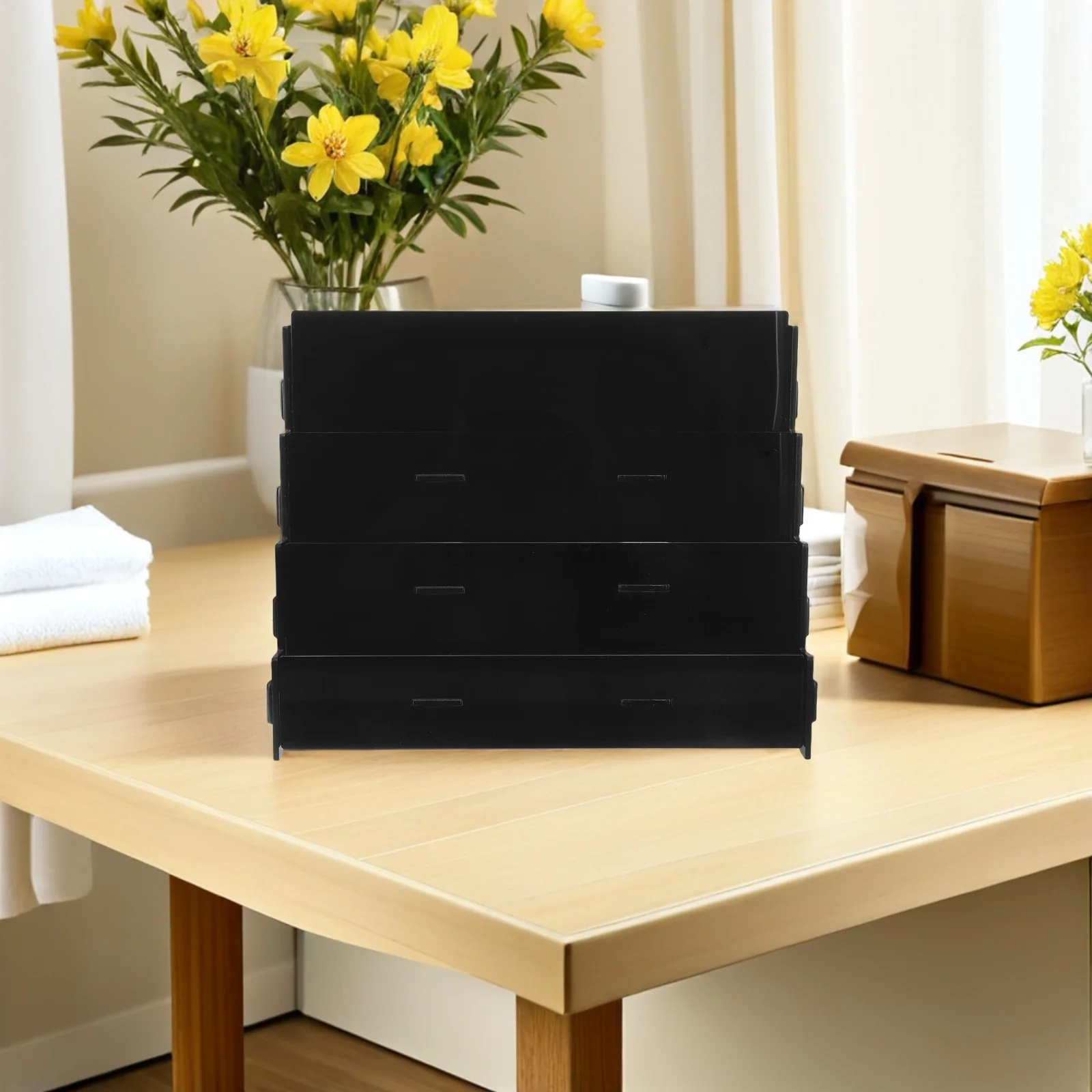 Suporte de Exibição de Cartões de Beisebol em Acrílico com 3 Camadas, Organizador Transparente para Coleção de Cartões Esportivos