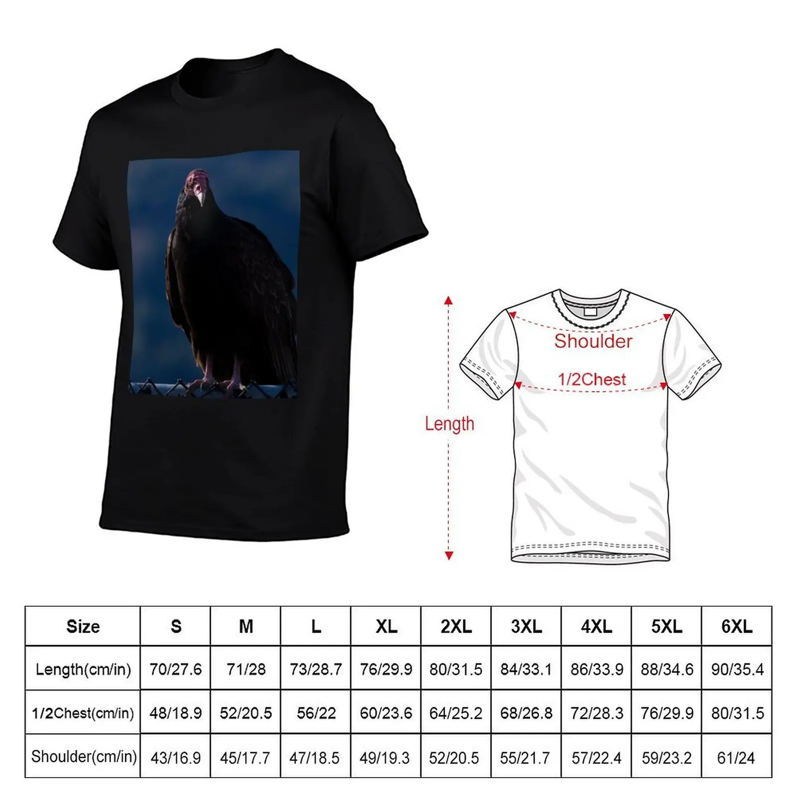 Turkey Vulture T-Shirt funny t shirts cotton man graphic t shirt man t shirts cotton T-shirt