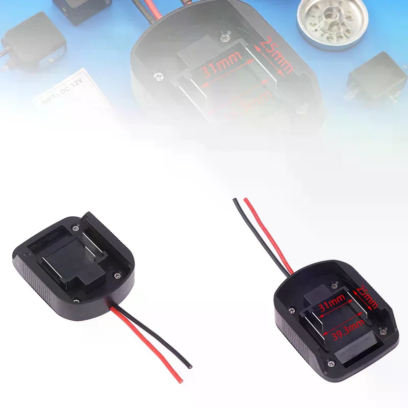 DIY Battery Cable Battery Adapter Connector Output Adapter For 18V Li-ion BL1830 BL1840 BL1850 For Electric Drills