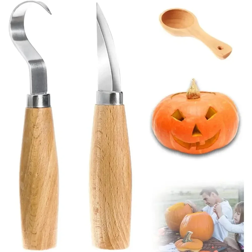 

Wood Carving Knife Chisel Hook Knife Carving Tools Ergonomic Woodworking Spoon Durable Crooked Beginners Sculptural Professional