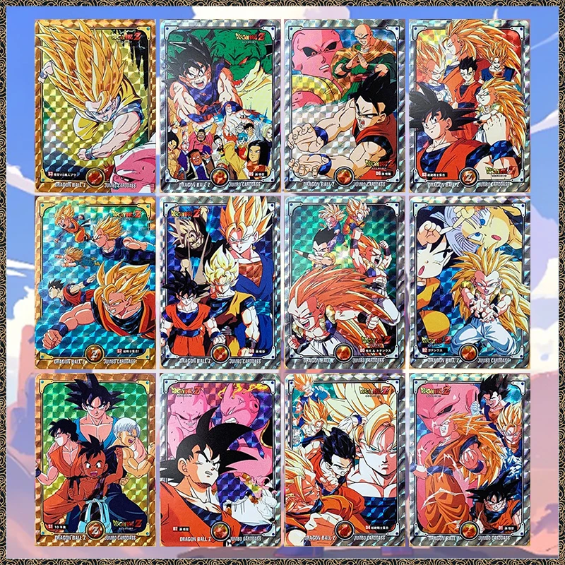 Коллекционные карточки по аниме Dragon Ball: DIY ACG Battle Game с Маджин Буу, Транксом, Андроидом 17, Булмой, Готенксом, Тиен Шинханом. Игрушка-подарок на день рождения.