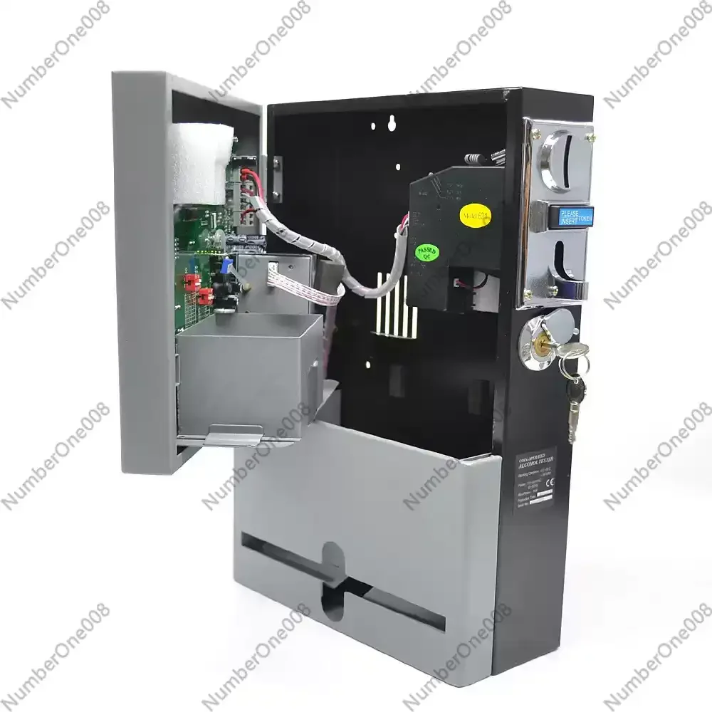 7-Inch Screen Coin-Operated In-line Alcohol Tester, Fast & Accurate Detection of Human Alcohol Content