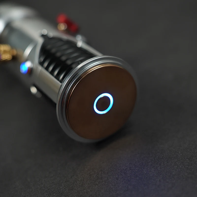 [89SABERS] Obi-wan EP1 lightsaber جميع المواد المعدنية، إعادة طباعة مقاسات دعامة الفيلم 1:1، مع 19 مجموعة من الخطوط الصوتية والمؤثرات الضوئية
