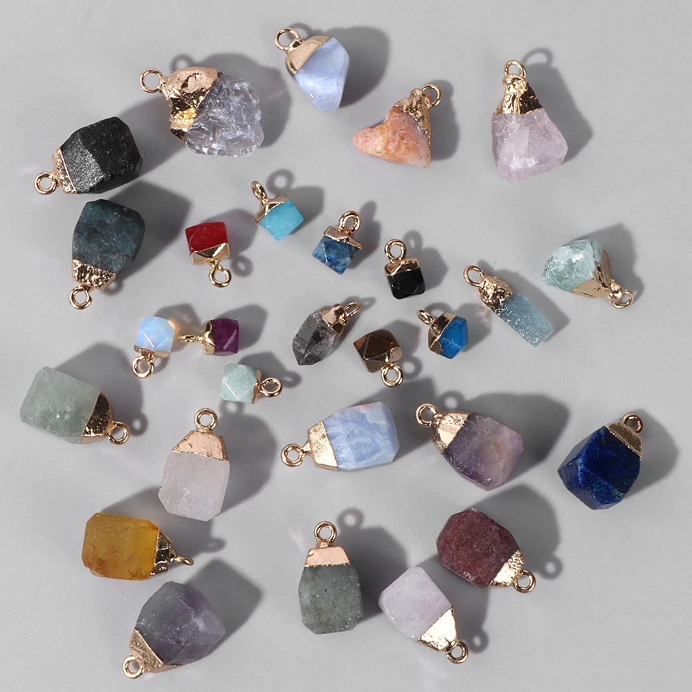 1PC Hot Sale Healing Reiki Raw Opal Stone Pendants Natural Opalite Mineral Pendants Fit Jewelry Making  DIY Necklace Earrings