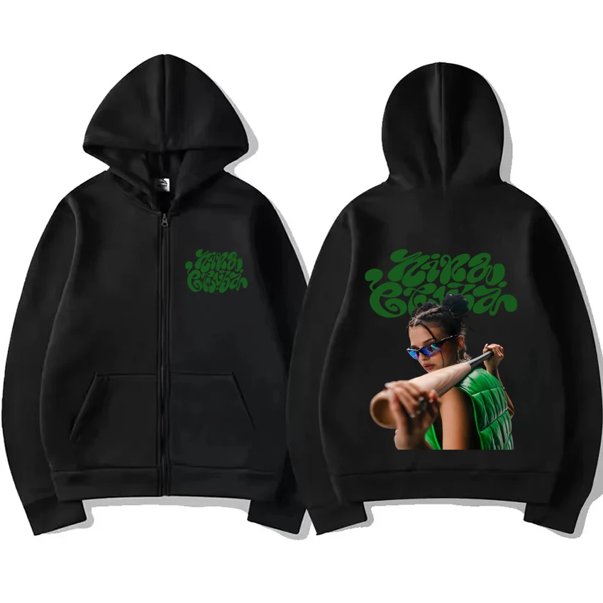

Vintage Style Nina Chuba Classic graphics Zipper Hoodie Coat 2025 new Men Women streetwear Oversized Unisex Fleece Zip-up Jacket