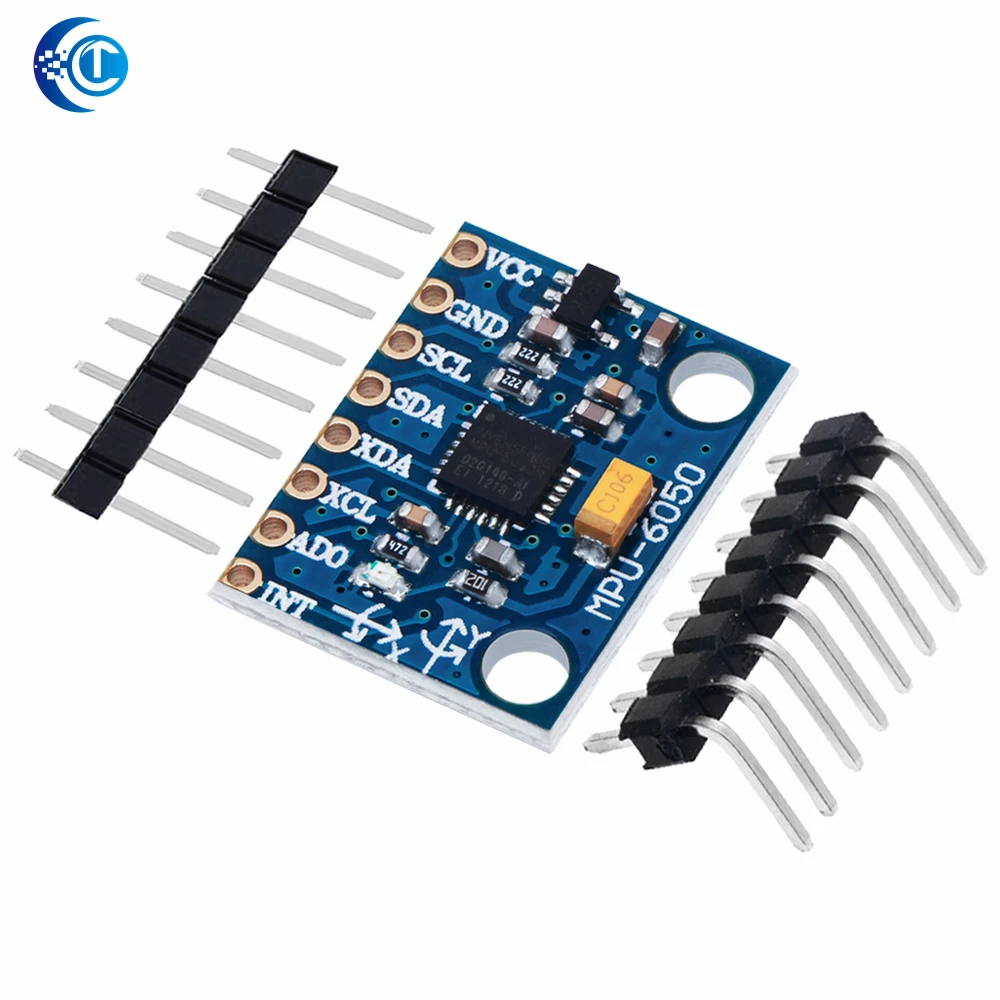 1 peça clt GY-521 gy521 mpu 6050 mpu6050 mpu 6050 módulo sensor giroscópio analógico de 3 eixos + acelerômetro para arduino kit diy