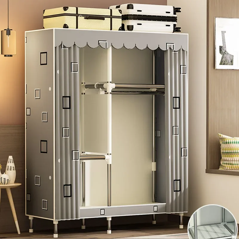 Partitions Storage Wardrobe Cube Clothes Portable Organizer Bedroom Closet Minimalist Space Saving Guarda Roupa Home Furniture