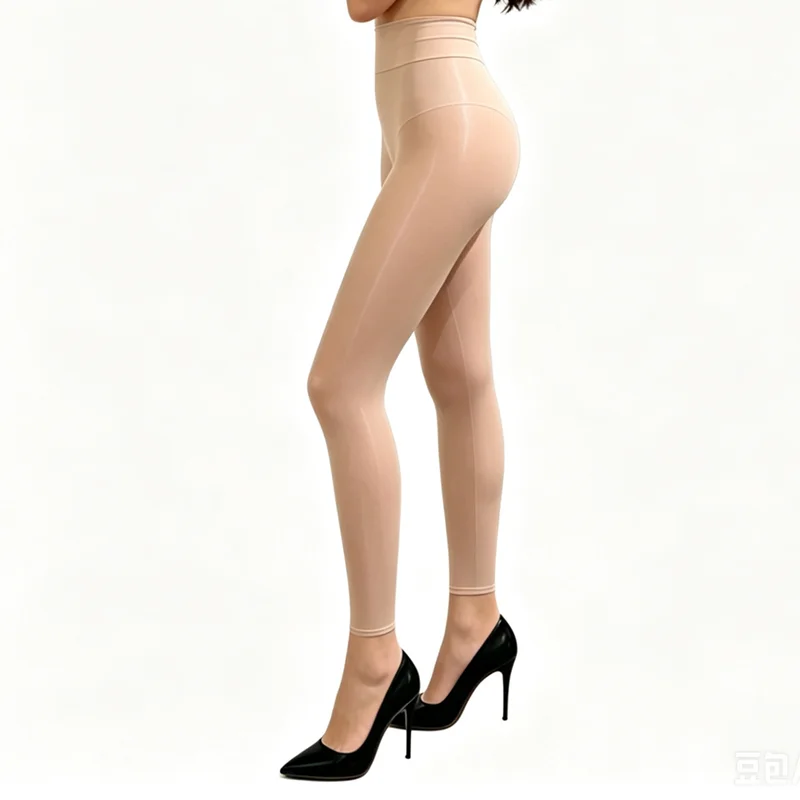 Glänzende Damenstrümpfe, ölige Strumpfhose, glänzende, glatte Tanzstrümpfe, neunpunktige Socken für Damen, Anti-Hook-Strumpfhose, Leggings