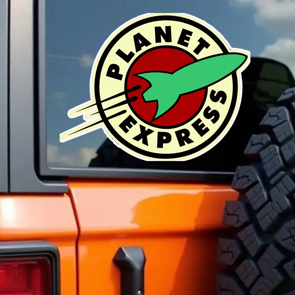 

Наклейка на авто "Планета Экспресс - Футурама" Waterproof Car Sticker Decal for Bumper, Win