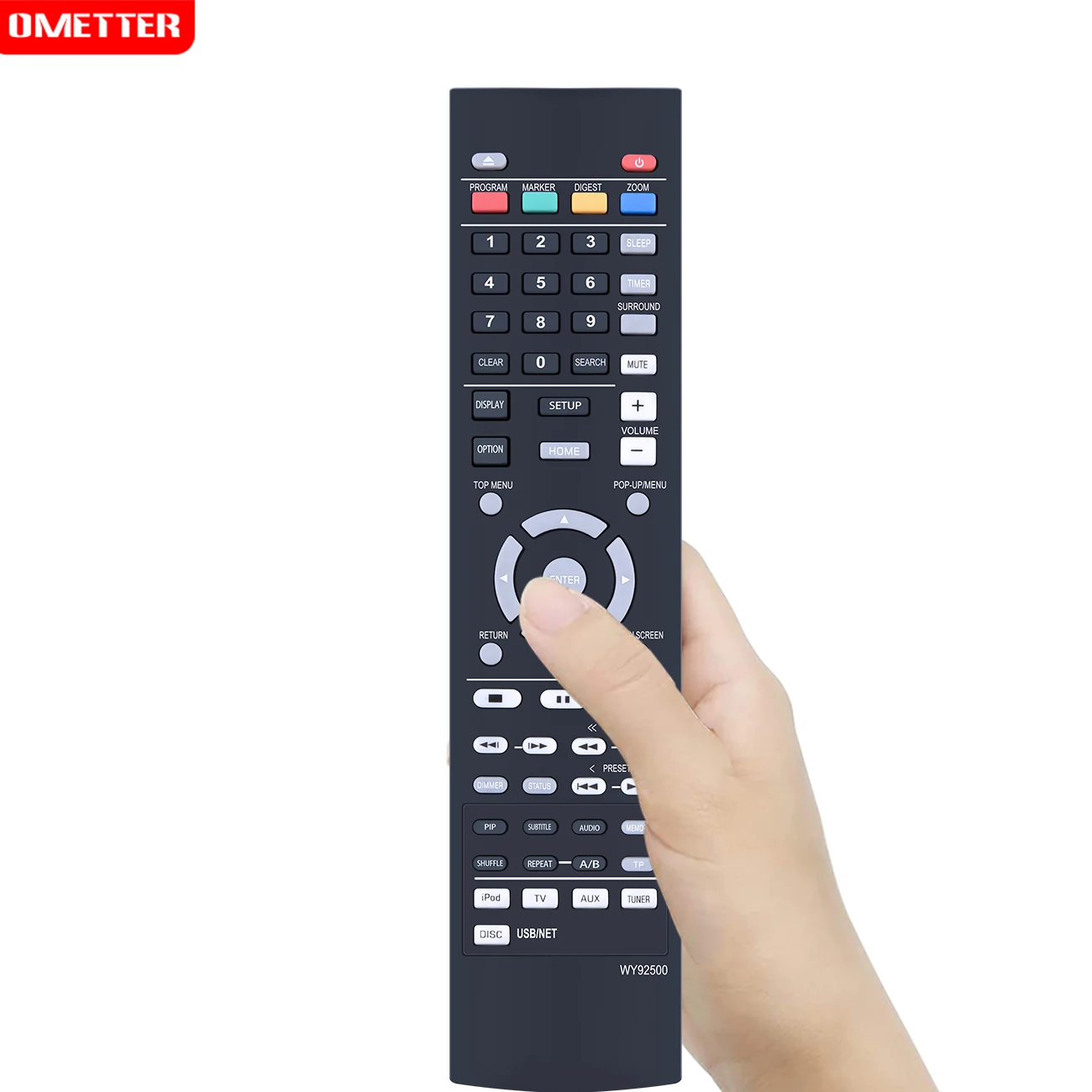 التحكم عن بعد لياماها WY92500 WY92530 BRX-750 WY92500 BRX-610 MCR-750 قرص بلو راي نظام المسرح المنزلي A/V استقبال