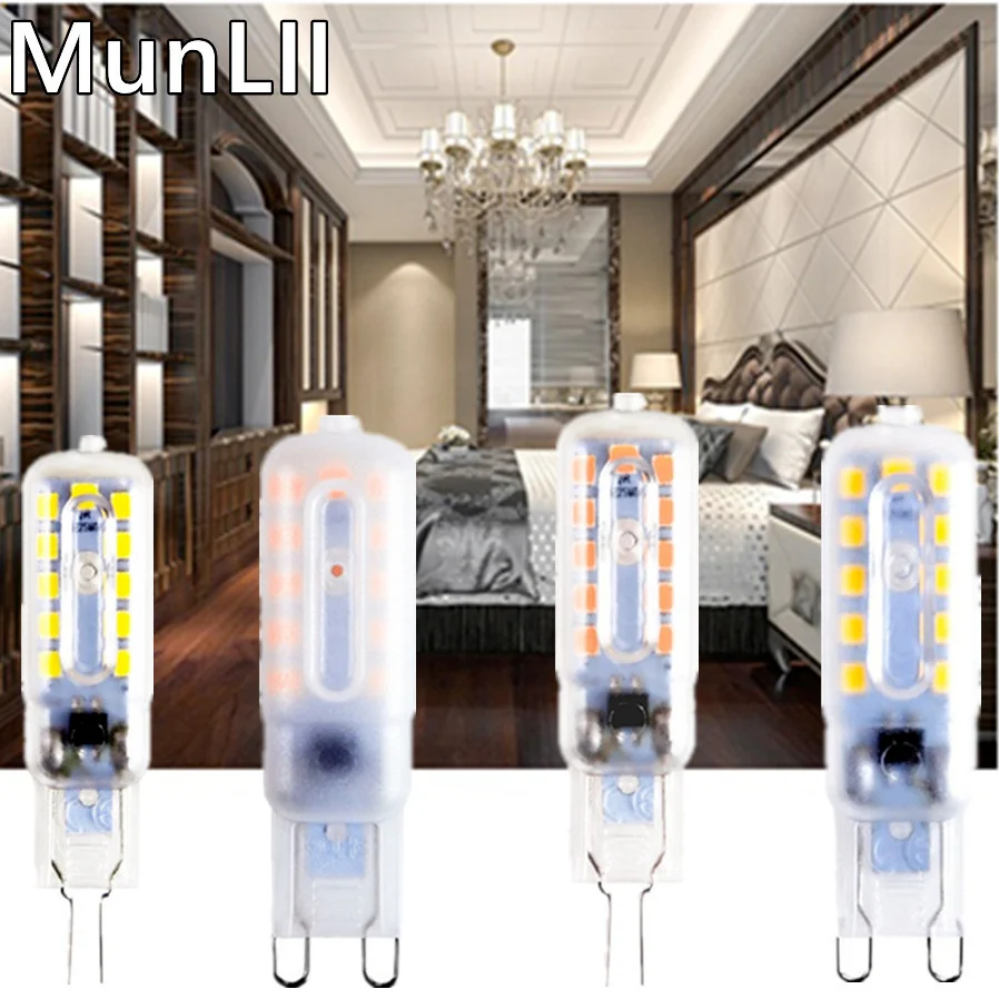 

Bombillas G9 Mini Corn Bulb 220V Smart IC Chandelier G4 LED Indoor Illumination Light Energy Saving LED Lamp 2835 Chip Ampoule