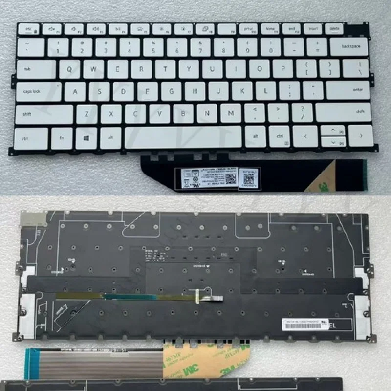 

Y+New for Dell XPS 13 9300 9310 laptop BT Keyboard white us 0T0HDM